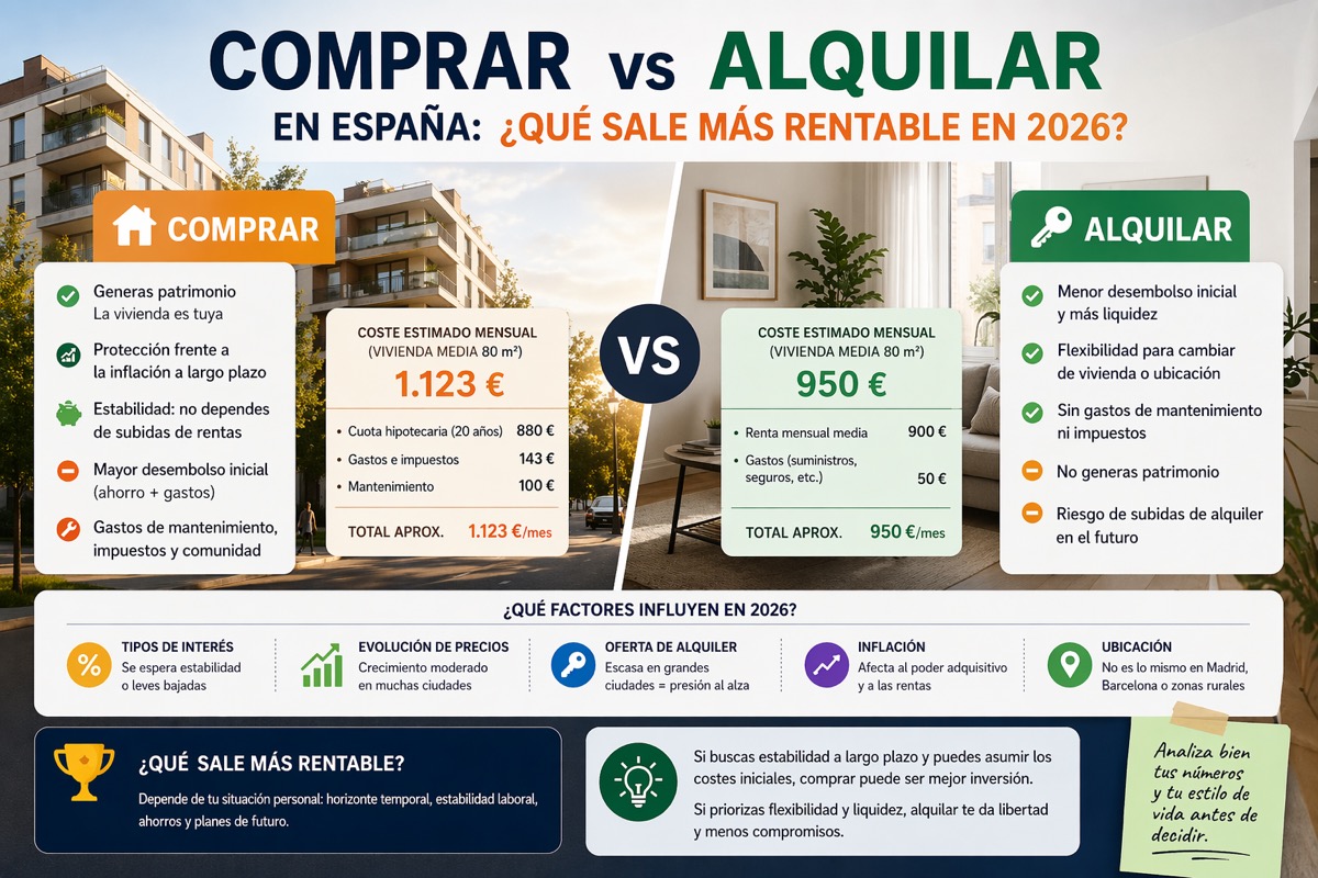 Comprar vs alquilar